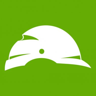 İnşaat kask simgesi yeşil