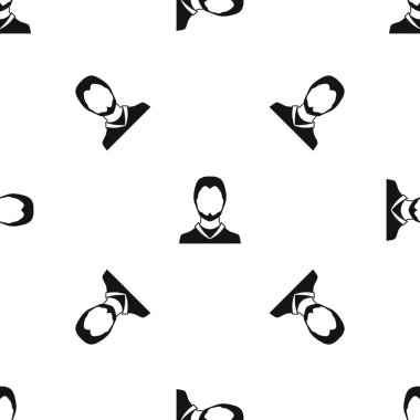 Kullanıcı desen sorunsuz siyah