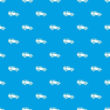 Jeep desen kesintisiz mavi
