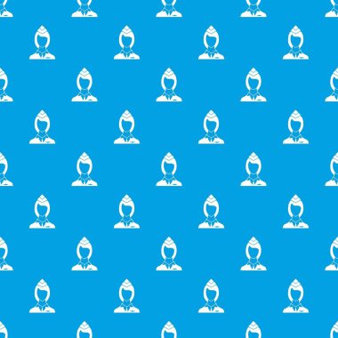 Hostes desen kesintisiz mavi