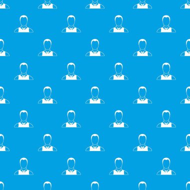 Garson desen kesintisiz mavi