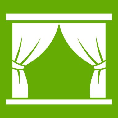 Sahne simgesi Yeşil perde