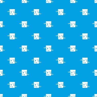 Kılıç kutusu yanılsama desen kesintisiz mavi