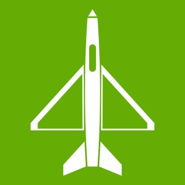 Askeri uçak simgesi yeşil