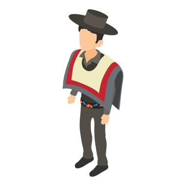 Şili simgesi, izometrik stili