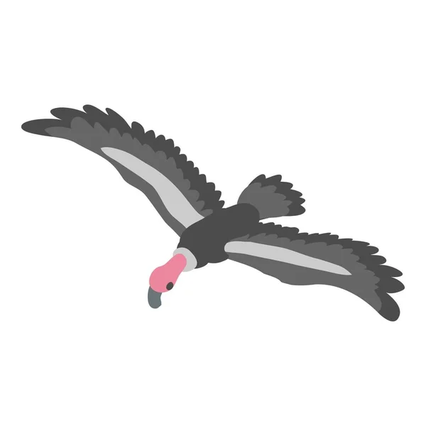 Icône aigle, style isométrique — Image vectorielle