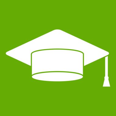 Cap öğrenci simgesi yeşil