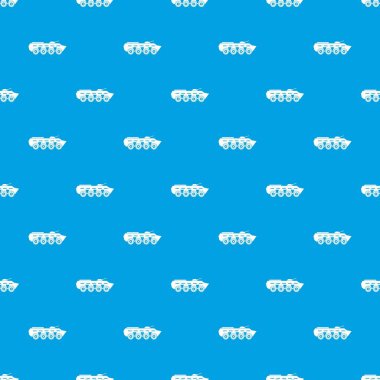 Ordu savaş tankı desen kesintisiz mavi