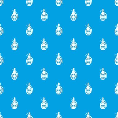 El bombası, bomba patlama desen kesintisiz mavi