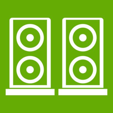 Müzik hoparlör simgesi yeşil