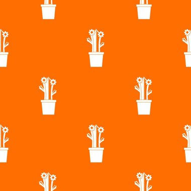Çiçekli kaktüs desen sorunsuz