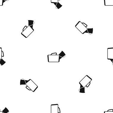 İlk yardım çantası desen sorunsuz siyah