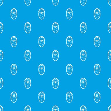 Yeni doğan desen kesintisiz mavi