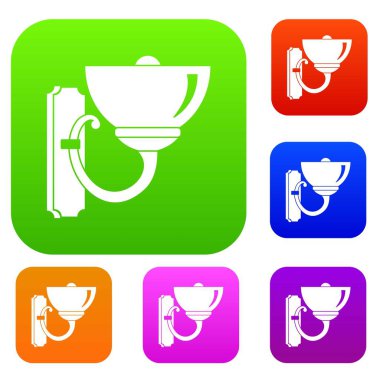 Duvar lambası renk koleksiyonu ayarla