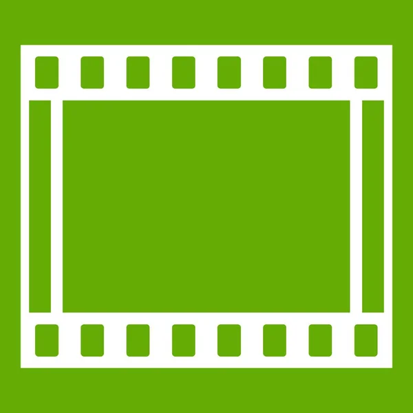 Film avec images icône du film vert — Image vectorielle