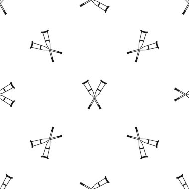 Koltuk değneği desen sorunsuz siyah