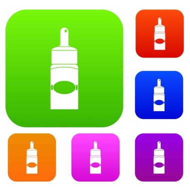 Tıbbi damla renk koleksiyonu ayarla