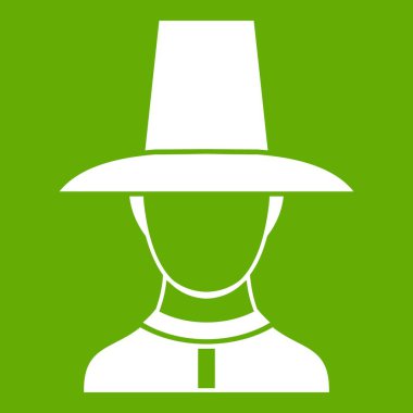 Kore asker üniforması simgesi yeşil