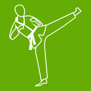 Wushu ana simgesi yeşil