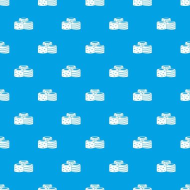 Lezzetli Türk lokumu desen kesintisiz mavi