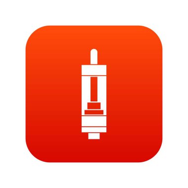 Clearomizer sigara simgesi dijital kırmızı için