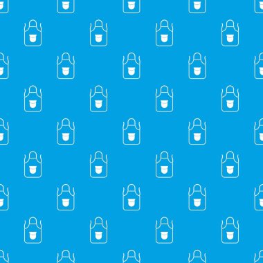 Cep desen kesintisiz mavi önlük