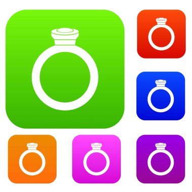 Yüzük renk koleksiyonu ayarla