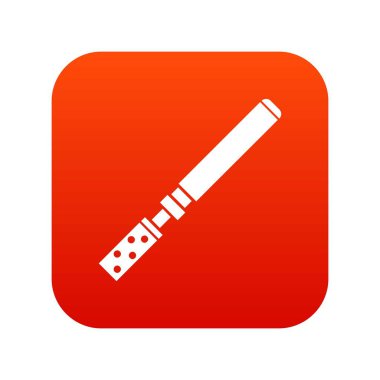 Elektronik sigara kartuşları simgesi dijital kırmızı