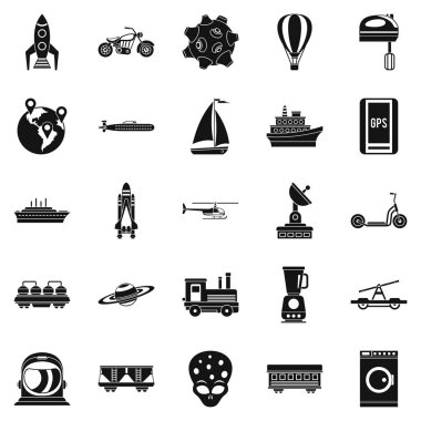 Technol Icons set, basit tarzı