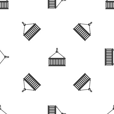 Vinç kanca asansörleri konteyner model sorunsuz siyah