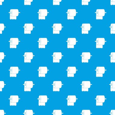 Rulo tuvalet kağıdı tutucu desen kesintisiz mavi