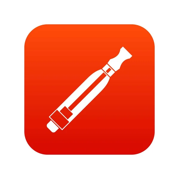 Clearomizer pictogram digitale rood — Stockvector