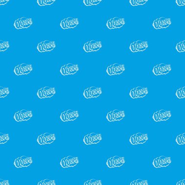 Ooops, çizgi roman patlama kesintisiz mavi model