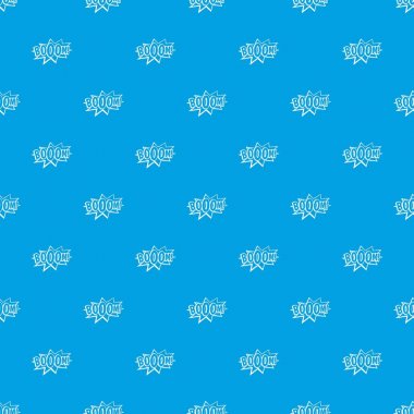 Patlama, patlama kabarcık desen kesintisiz mavi