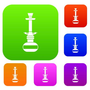 Arap nargile renk koleksiyonu ayarla