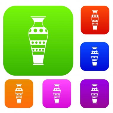 Mısır vazo renk koleksiyonu ayarla