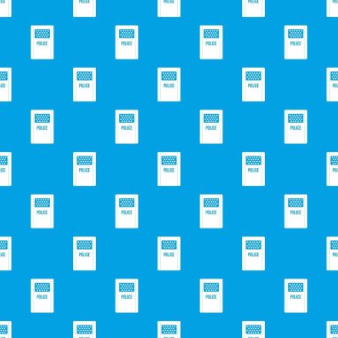 İsyan kalkan desen kesintisiz mavi