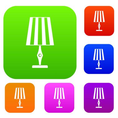 Masa lambası renk koleksiyonu ayarla