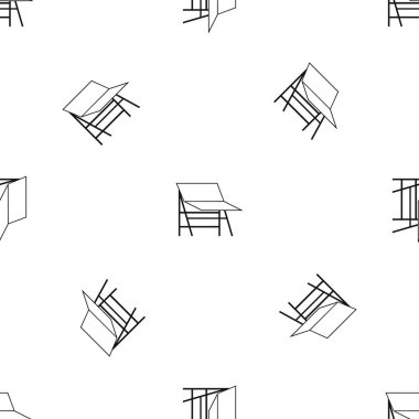 Boş taşınabilir ekran desen sorunsuz siyah