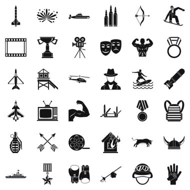 Kılıç Icons set, basit tarzı