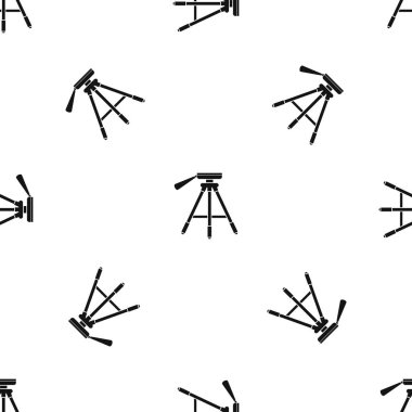 Tripod desen sorunsuz siyah