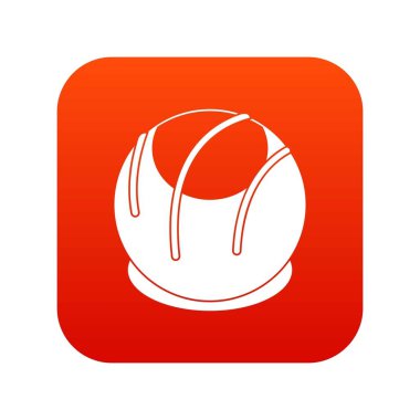 Fırın simgesi dijital kırmızı