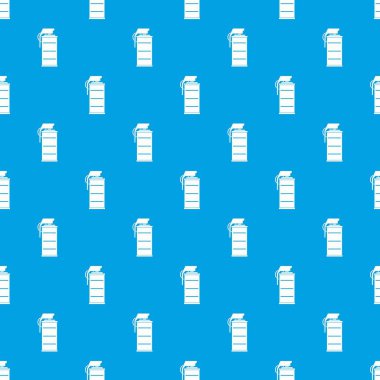 Sersemletici el bombası desen kesintisiz mavi