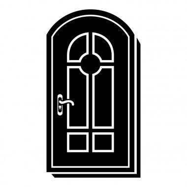 Kemerli kapı simgesi, basit tarzı