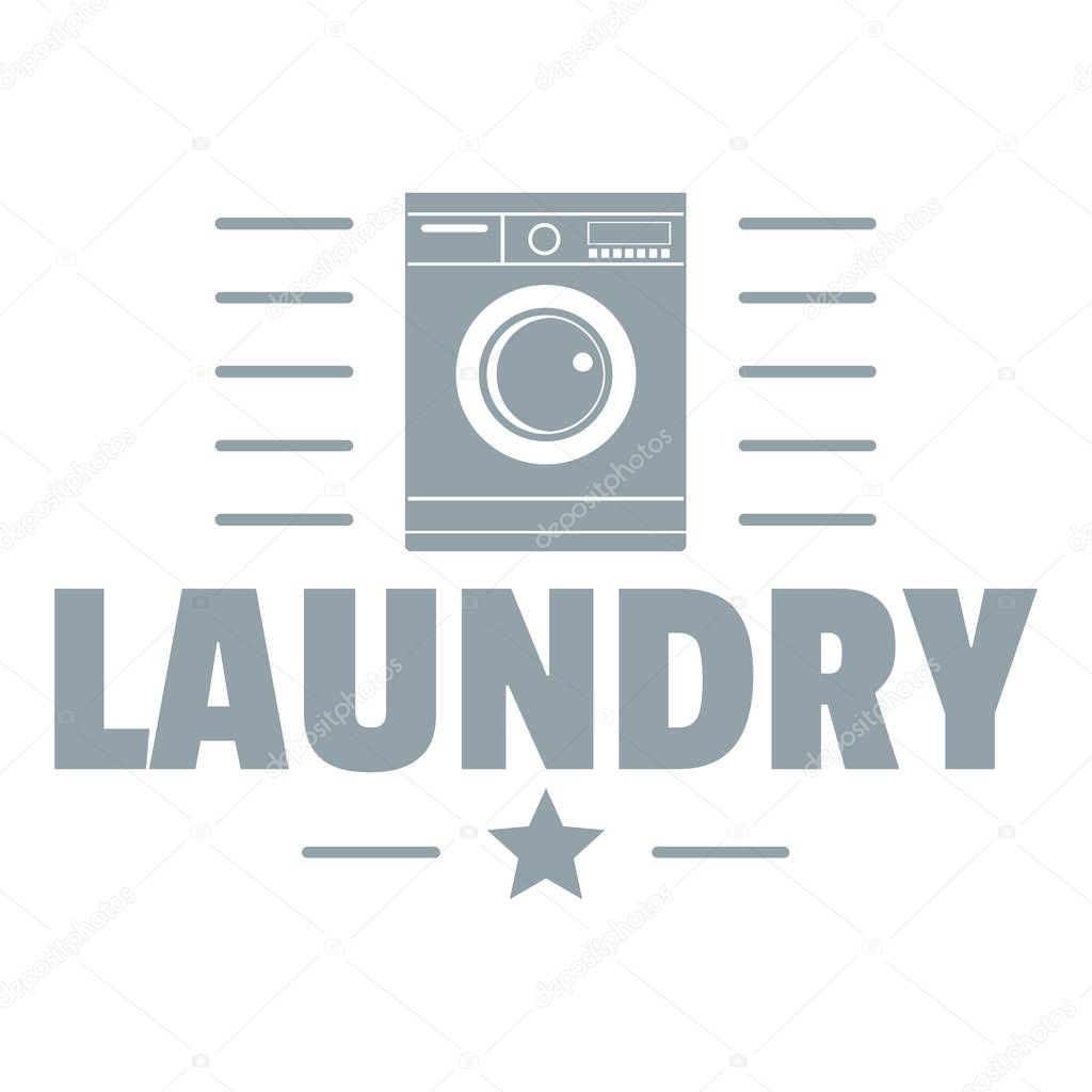 Laundry logo. Simple illustration of laundry vector logo for web