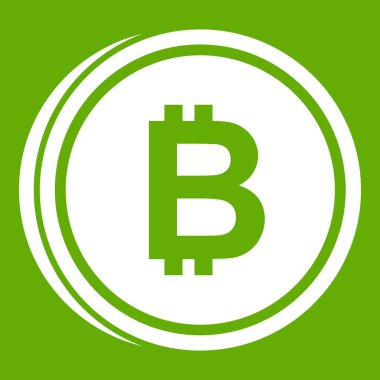 Yazı tura yarasa simgesi yeşil