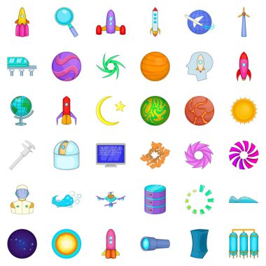 Pusula Icons set, karikatür tarzı