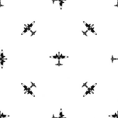 Askeri savaş uçağı sorunsuz siyah desen