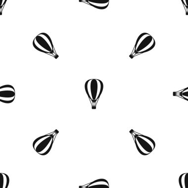 Sıcak hava balon model sorunsuz siyah