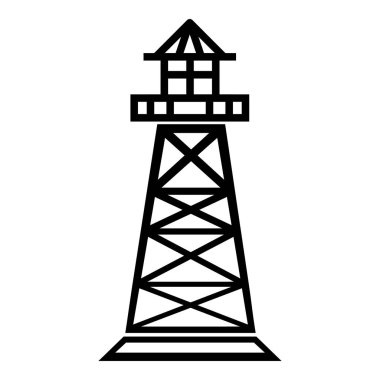 Deniz feneri simgesi, basit tarzı